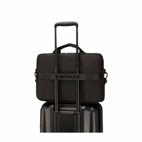 Wenger, XE Compact Brief 16, 16&quot; Laptop Briefcase with Tablet Pocket, Black &quot;653299&quot;
