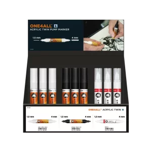 One4All Acrylic Twin Display Set