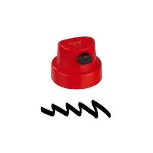 Spray cap Flat Artist red/black