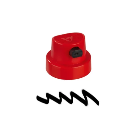 Spray cap Flat Artist red/black