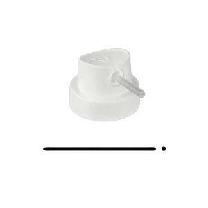 Spray cap Pipe Skinny white/needle