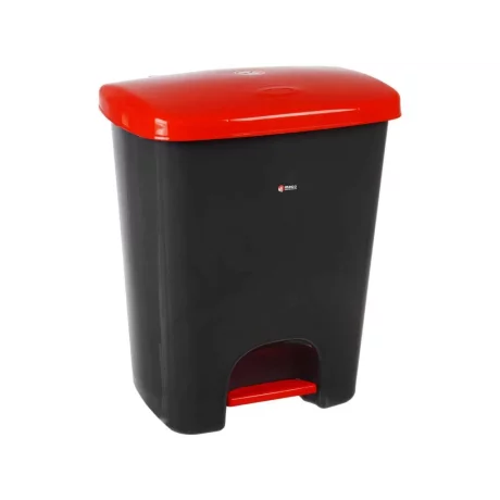 Coș de gunoi reciclare selectivă cu pedală 15 L corp gri capac color