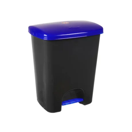 Coș de gunoi reciclare selectivă cu pedală 25 L corp gri capac color
