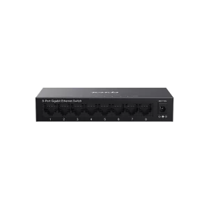 Switch Tenda TEG1008M, 8 Porturi Gigabit 10/100/1000 Mbps, Carcasa Metalica, Plug &amp; Play