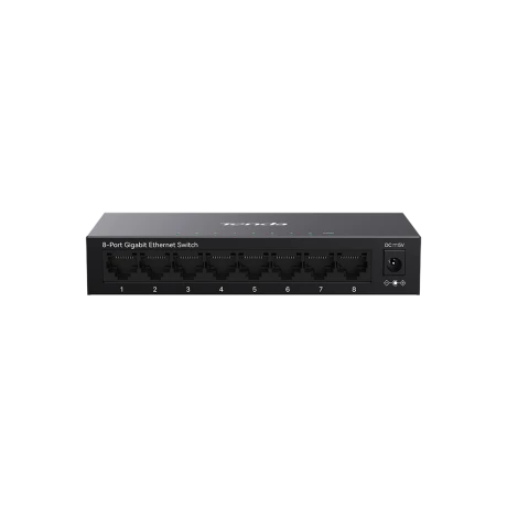 Switch Tenda TEG1008M, 8 Porturi Gigabit 10/100/1000 Mbps, Carcasa Metalica, Plug &amp; Play