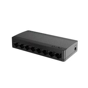 Switch Tenda SG108M, 8 Porturi Gigabit 10/100/1000 Mbps, Carcasa Mini Plastic, Plug &amp; Play