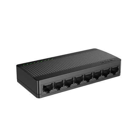 Switch Tenda SG108M, 8 Porturi Gigabit 10/100/1000 Mbps, Carcasa Mini Plastic, Plug &amp; Play