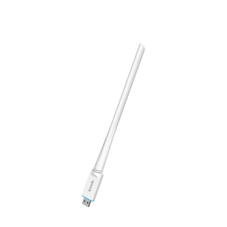 Adaptor Retea Wireless USB Tenda U2, N150, 2.4GHz, Antena externa, Compatibil Windows/Linux