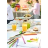 Ascuțitoare plastic dublă cu container și radieră pește Faber-Castell
