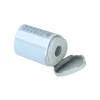 Ascuțitoare plastic simplă cu container mini grip 2001 bleu sake Faber-Castell