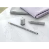 Ascuțitoare plastic simplă cu container mini grip 2001 gri Faber-Castell