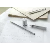 Ascuțitoare plastic simplă cu container mini grip 2001 gri Faber-Castell