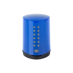 Ascuțitoare plastic simplă cu container mini grip 2001 roșu/albastru Faber-Castell