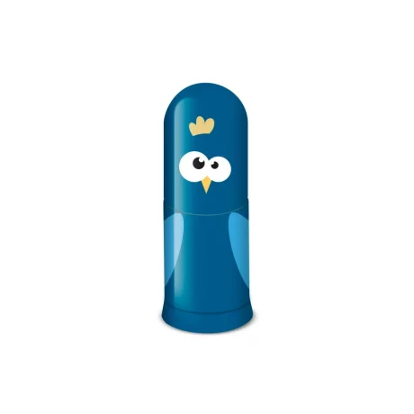 Ascuțitoare plastic simplă cu container și radieră animale Faber-Castell