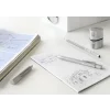Ascuțitoare plastic triplă cu container grip 2001 gri Faber-Castell
