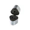 Ascuțitoare plastic triplă cu container grip 2001 gri Faber-Castell