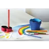 Ascuțitoare plastic triplă cu container grip 2001 roșie/albastră Faber-Castell