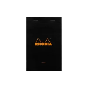 Blocnotes 11 x 7 cm, capsat, 80 file, N°14, Rhodia Basic, black