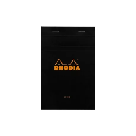 Blocnotes 11 x 7 cm, capsat, 80 file, N°14, Rhodia Basic, black
