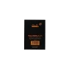 Blocnotes 8,5 x 12 cm, capsat, 80 file, N°12, Rhodia Basic, negru