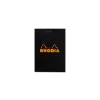 Blocnotes 8,5 x 12 cm, capsat, 80 file, N°12, Rhodia Basic, negru