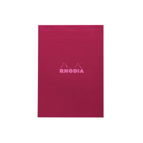 Blocnotes A4, capsat, 80 file, N°18, Rhodia Basic, color