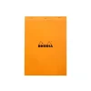 Blocnotes A4, capsat, 80 file, N°18, Rhodia Basic, orange