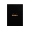 Blocnotes A4, capsat, 80 file, N°18, Rhodia black