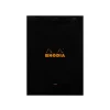 Blocnotes A4, capsat, 80 file, N°18, Rhodia black