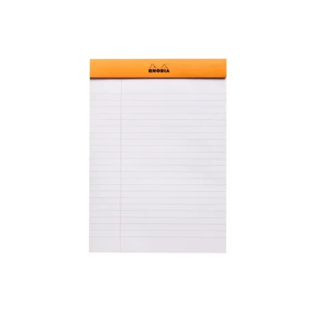 Blocnotes A5, capsat, 80 file, N°16, Rhodia Basic, orange