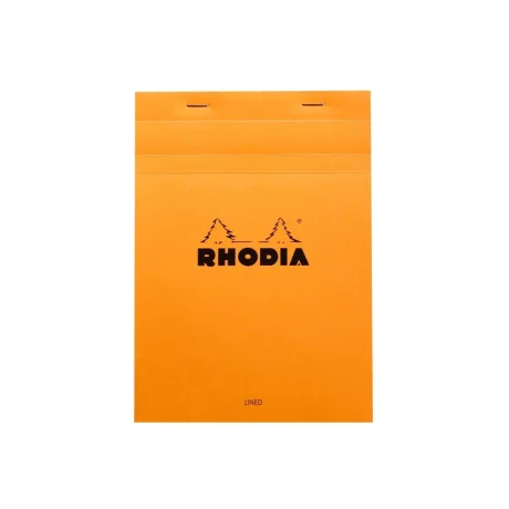 Blocnotes A5, capsat, 80 file, N°16, Rhodia Basic, orange