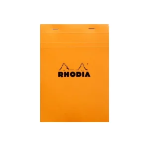 Blocnotes A5, capsat, 80 file, N°16, Rhodia Basic, orange