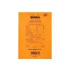 Blocnotes A5, capsat, 80 file, N°16, Rhodia Basic, orange