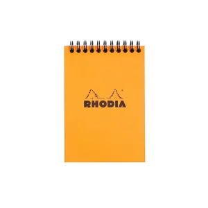 Blocnotes A6, spirală, 80 file, Rhodia Classic, orange