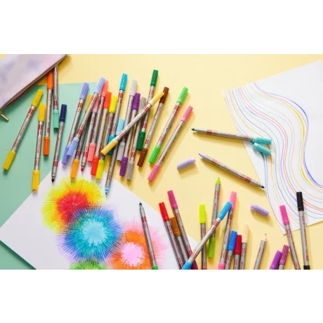 Carioca 2 capete Faber-Castell 10 culori/set