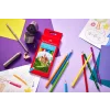 Creioane colorate hexagonale Faber-Castell 12 culori/set