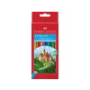 Creioane colorate hexagonale Faber-Castell 12 culori/set