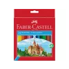 Creioane colorate hexagonale Faber-Castell 24 culori/set
