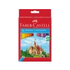 Creioane colorate hexagonale Faber-Castell 36 culori/set