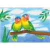 Creioane colorate triunghiulare + ascuțitoare eco Faber-Castell 12 culori/set