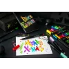 Creioane colorate triunghiulare black edition cutie metal Faber-Castell 12 culori/set