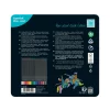 Creioane colorate triunghiulare black edition cutie metal Faber-Castell 24 culori/set