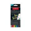 Creioane colorate triunghiulare black edition Faber-Castell 12 culori/set