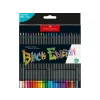 Creioane colorate triunghiulare black edition Faber-Castell 24 culori/set