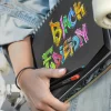 Creioane colorate triunghiulare black edition Faber-Castell 24 culori/set