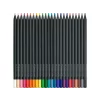 Creioane colorate triunghiulare black edition Faber-Castell 24 culori/set