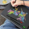 Creioane colorate triunghiulare black edition Faber-Castell 36 culori/set