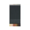 Creioane colorate triunghiulare black edition skin tones Faber-Castell 12 culori/set