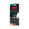 Creioane colorate triunghiulare black edition skin tones Faber-Castell 12 culori/set