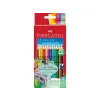 Creioane colorate triunghiulare grip 2001 Faber-Castell 12 culori/set